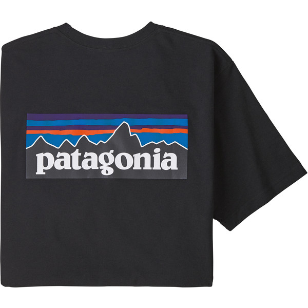 Patagonia M' S P-6 LOGO RESPONSIBILI-TEE Herr T-shirt BLACK