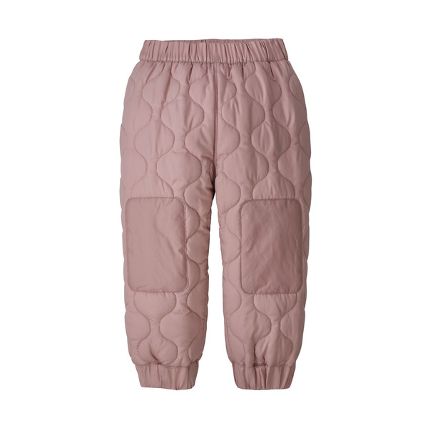 Patagonia BABY QUILTED PUFF JOGGERS Barn Fleecebyxor FUZZY MAUVE