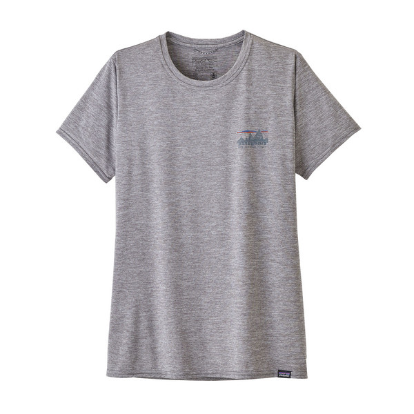 Patagonia W' S CAP COOL DAILY GRAPHIC SHIRT Dam T-shirt 73 SKYLINE: FEATHER GREY