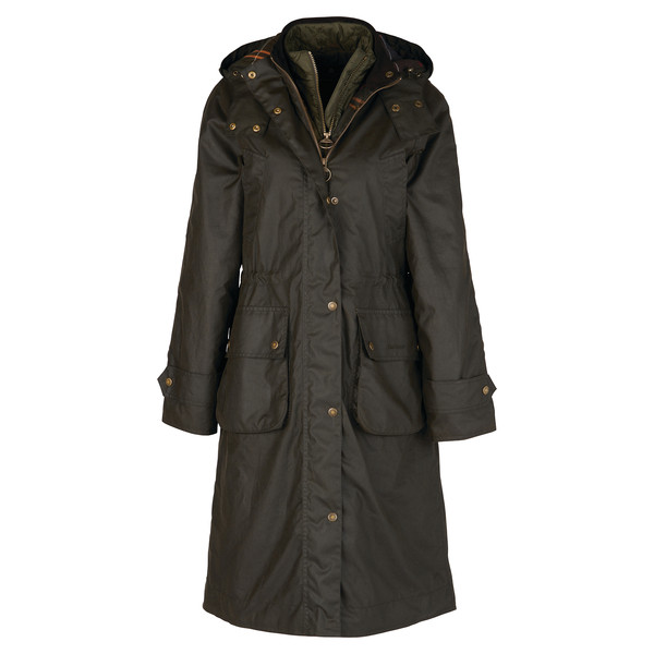 Barbour LONG CANNICH WAX Dam Vardagsjacka OLIVE/CLASSIC