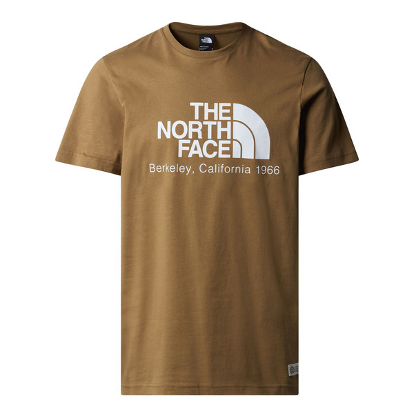The North Face M BERKELEY CALIFORNIA S/S TEE- IN SCRAP Herr T-shirt UTILITY BROWN