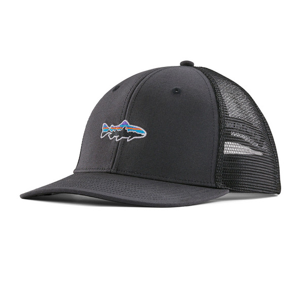 Patagonia STAND UP TROUT TRUCKER HAT Unisex Keps INK BLACK