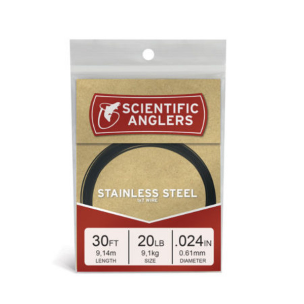 3M Scientific Anglers STAINLESS STEEL WIRE BLACK