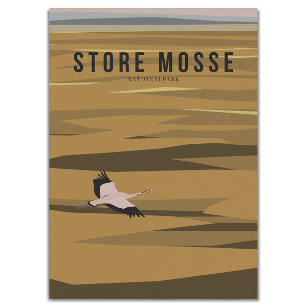  STORE MOSSE NATIONALPARK POSTER - Affisch