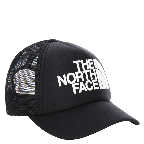 The North Face EU Y LOGO TRUCKER Barn Hatt TNF BLACK-TNF WHITE