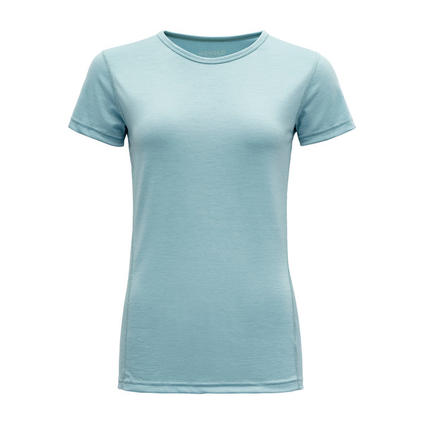 Devold BREEZE MERINO 150 T-SHIRT WOMAN Dam T-shirt CAMEO MELANGE
