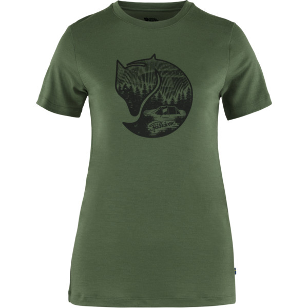  ABISKO WOOL FOX SS W Dam - T-shirt