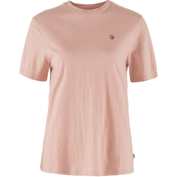Fjällräven HEMP BLEND T-SHIRT W Dam T-shirt CHALK ROSE
