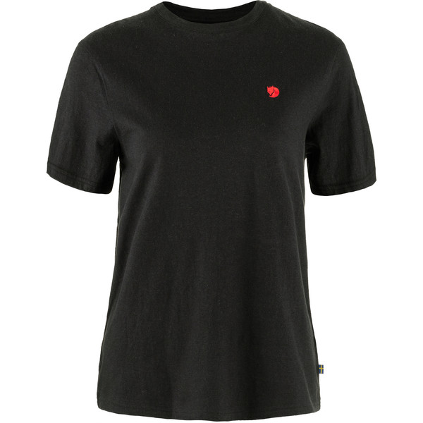 Fjällräven HEMP BLEND T-SHIRT W Dam T-shirt BLACK