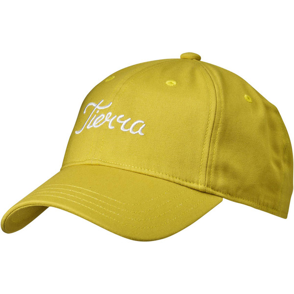 Tierra EMBROIDED ORGANIC COTTON 6 PANEL CAP Unisex Keps YELLOW