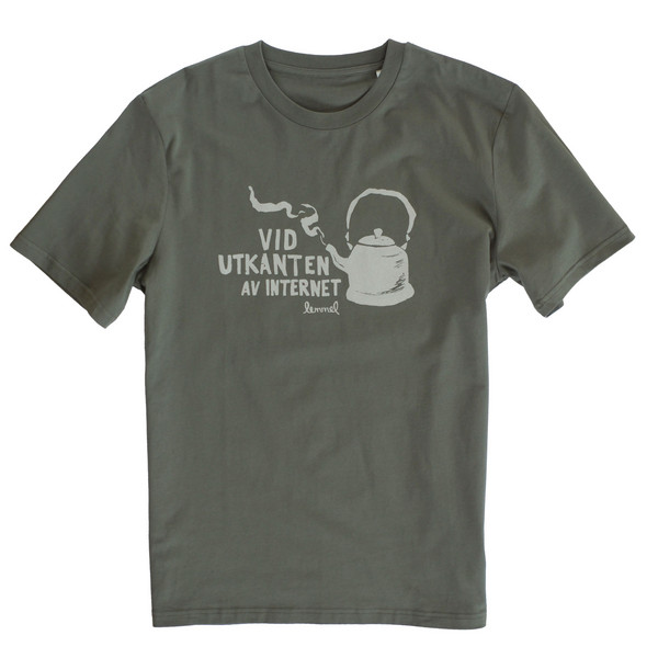 Lemmel VID UTKANTEN T-SHIRT Unisex T-shirt KHAKI GREEN