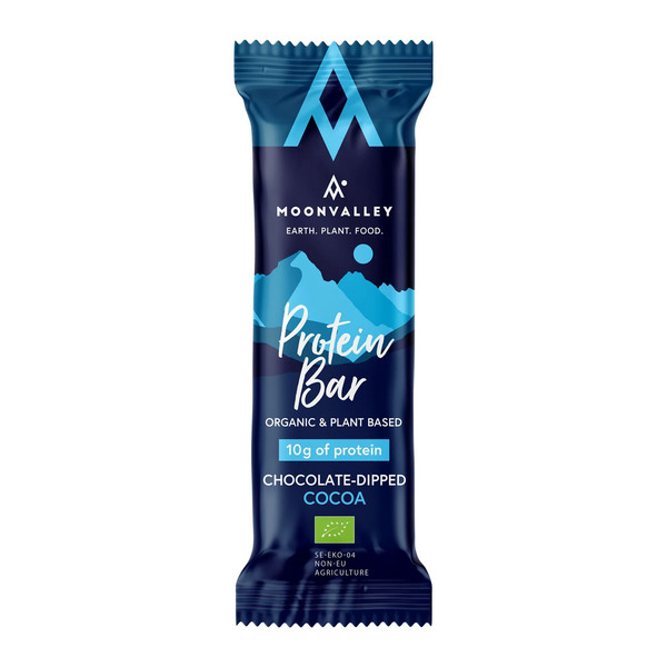 Moonvalley PROTEIN BAR CHOCOLATE DIPPED Energibar CHOCOLATE