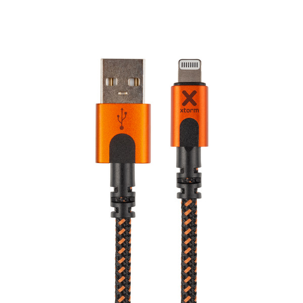 Xtorm XTREME USB TO LIGHTNING CABLE Reservdel BLACK,ORANGE