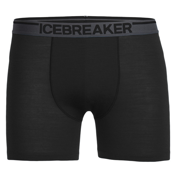 Icebreaker M MERINO ANATOMICA BOXERS Herr Funktionsunderkläder BLACK