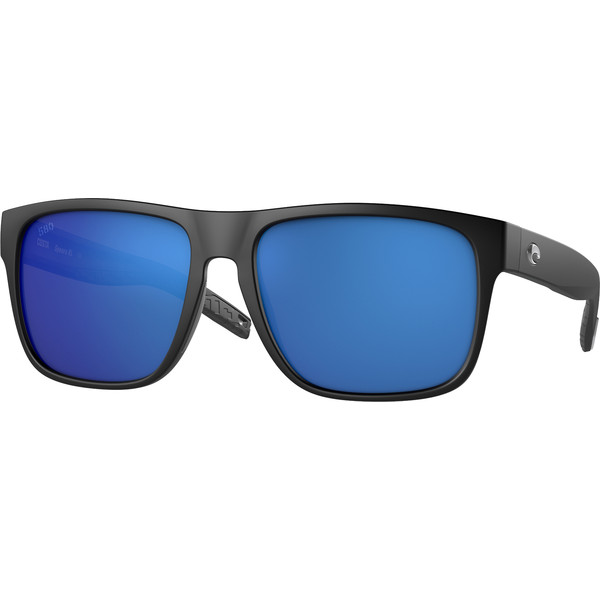 Costa Del Mar SPEARO XL - MATTE BLACK FRAME Unisex Solglasögon BLUE MIRROR 580P
