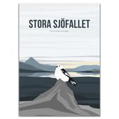 Naturkompaniet STORA SJÖFALLET NATIONALPARK POSTER  - Affisch