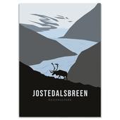 Naturkompaniet JOSTEDALSBREEN NASJONALPARK POSTER  - Affisch