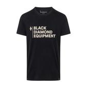 Black Diamond M STACKED LOGO SS TEE Herr - T-shirt