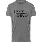 Black Diamond M STACKED LOGO TEE Herr - T-shirt