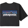 Patagonia M' S P-6 LOGO RESPONSIBILI-TEE Herr T-shirt BLACK - BLACK