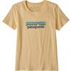  W' S PASTEL P-6 LOGO ORGANIC CREW T-SHIRT Dam - T-shirt - VELA PEACH