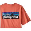 Patagonia M' S P-6 LOGO RESPONSIBILI-TEE Herr - T-shirt - COHO CORAL