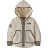  BABY RETRO PILE JACKET Barn - LIVE SIMPLY WHALE PATCH: NATUR