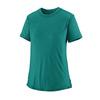  W' S CAP COOL MERINO SHIRT Dam - T-shirt - BOREALIS GREEN