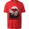  M S/S NATURAL WONDERS TEE Herr - T-shirt - ROCOCCO RED