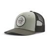 Patagonia TAKE A STAND TRUCKER HAT Unisex Keps WILD GRIZZ: SLEET GREEN - WILD GRIZZ: SLEET GREEN