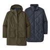Patagonia W' S PINE BANK 3-IN-1 PARKA Dam 3 i 1-jacka PITCH BLUE - BASIN GREEN