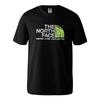  M S/S RUST 2 TEE Herr - T-shirt - TNF BLACK-LED YELLOW