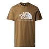 The North Face M BERKELEY CALIFORNIA S/S TEE- IN SCRAP Herr T-shirt TNF BLACK - UTILITY BROWN