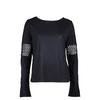  PAX L/S TEE Dam - Långärmad t-shirt - BLACK
