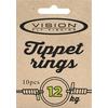 TIPPET RINGS, SMALL 12KG. TEST 1