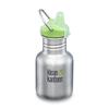  KID CLASSIC NARROW 355ML (W/ KID SIPPY CAP) Barn - Vattenflaska - BRUSHED STAINLESS