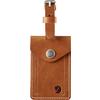  LEATHER LUGGAGE TAG Unisex - LEATHER COGNAC