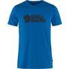 Fjällräven FJÄLLRÄVEN LOGO T-SHIRT M Herr T-shirt UNCLE BLUE-MELANGE - ALPINE BLUE