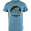 Fjällräven NATURE T-SHIRT M Herr T-shirt GREY MELANGE - DAWN BLUE