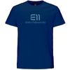 Elevenate M RIDERS TEE Herr T-shirt MARMALADE - DARK STEEL BLUE