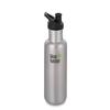  CLASSIC 800ML (W/SPORT CAP) - Vattenflaska - BRUSHED STAINLESS