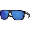 Costa Del Mar FERG XL - MATTE BLACK FRAME Unisex Solglasögon GRAY 580P - BLUE MIRROR 580P